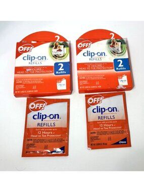 OFF! Clip-On Mosquito Repellent Refill -- 6 Refills For All Clip On Models